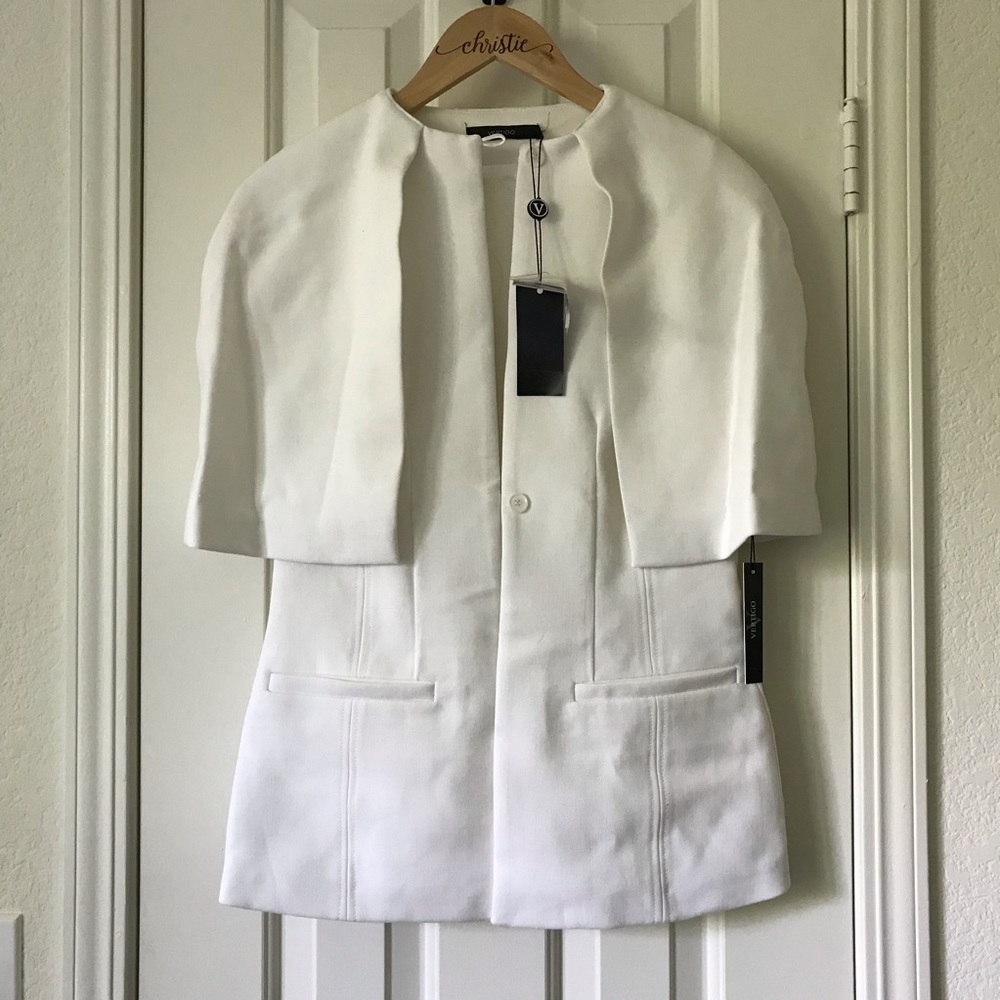 LAST CHANCE NWT Vertigo Lined Cape Vest Jacket